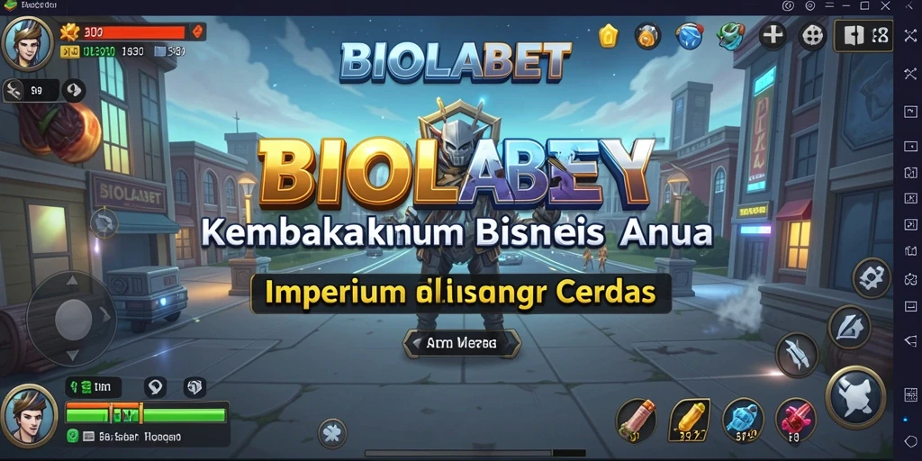 Tampilan layar gameplay <strong>BIOLABET</strong> menunjukkan manajemen bisnis yang mendalam.