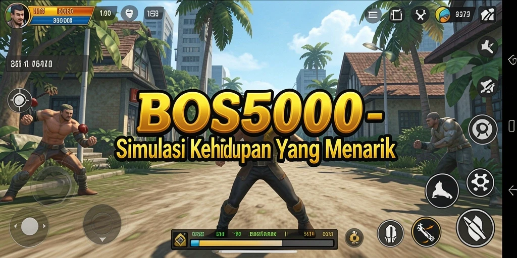 Tampilan gameplay <strong>BOS5000</strong> yang menawan dan interaktif.