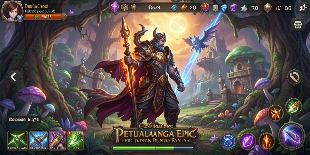 Gameplay RPG mendebarkan di ID678 dengan petualangan seru.
