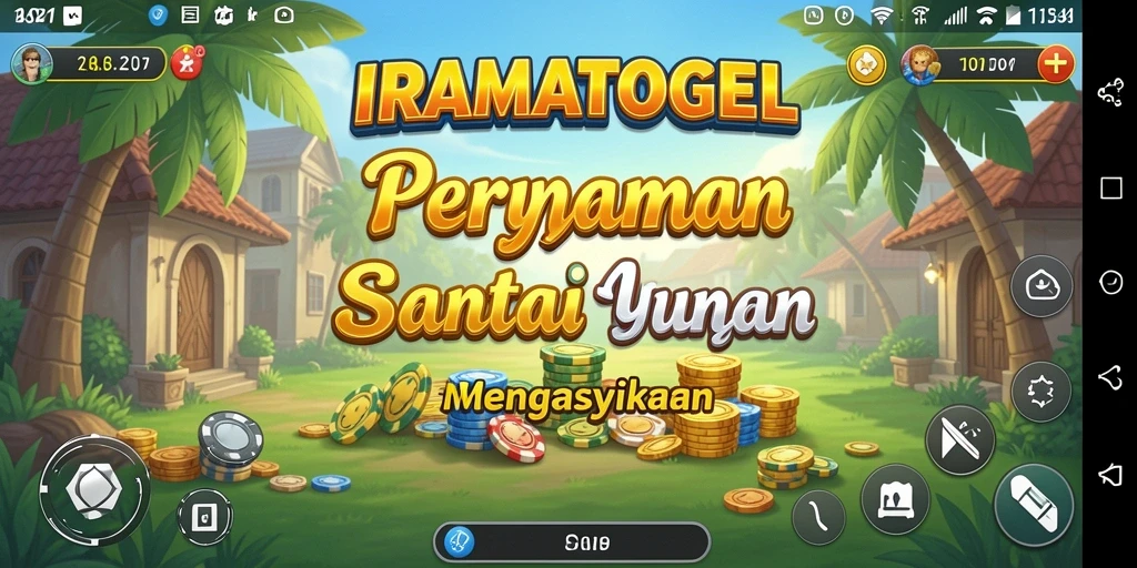 Screenshot gameplay dari IRAMATOGEL menampilkan aksi dan keseruan permainan.